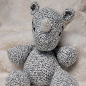 Crochet Keepsake Rhinoceros